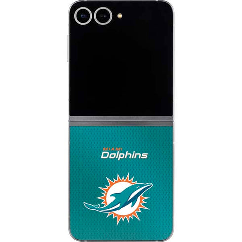 NFL Miami Dolphins Team Jersey Galaxy Z Flip6 Skin